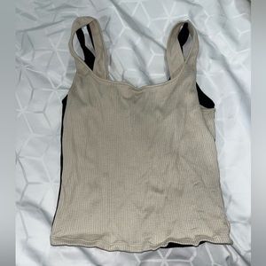 Dressy ribbed tank top. $15 for both or $7 for one